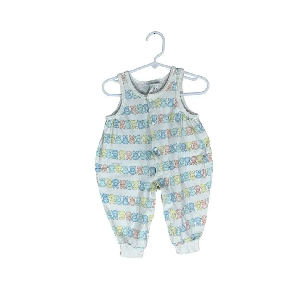 Vintage Carter’s Baby Romper SIZE 6-9 Months Bunnies Gender Neutral Made In USA